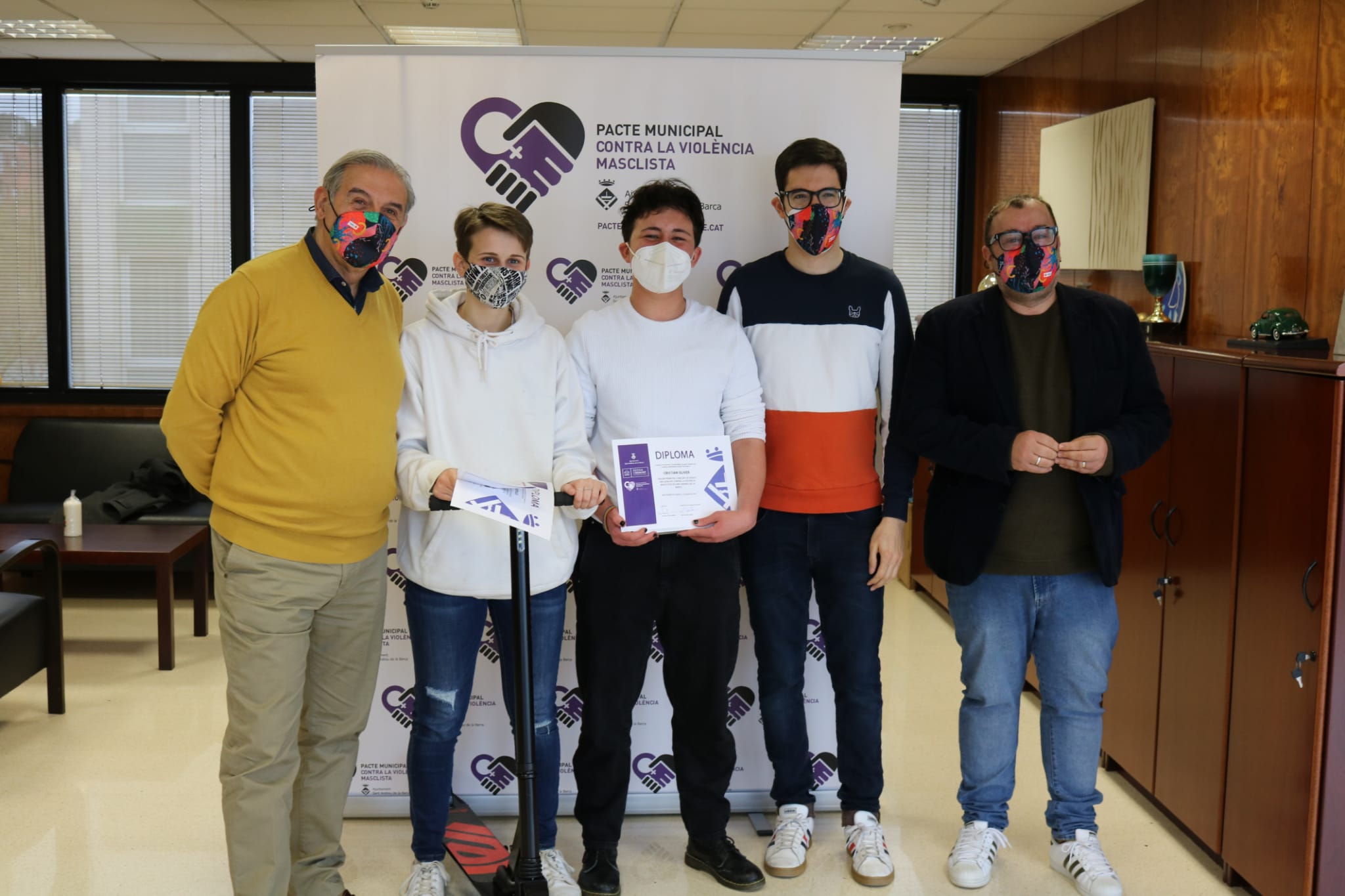 Els joves de Sant Andreu contribueixen a acabar amb la violència masclista